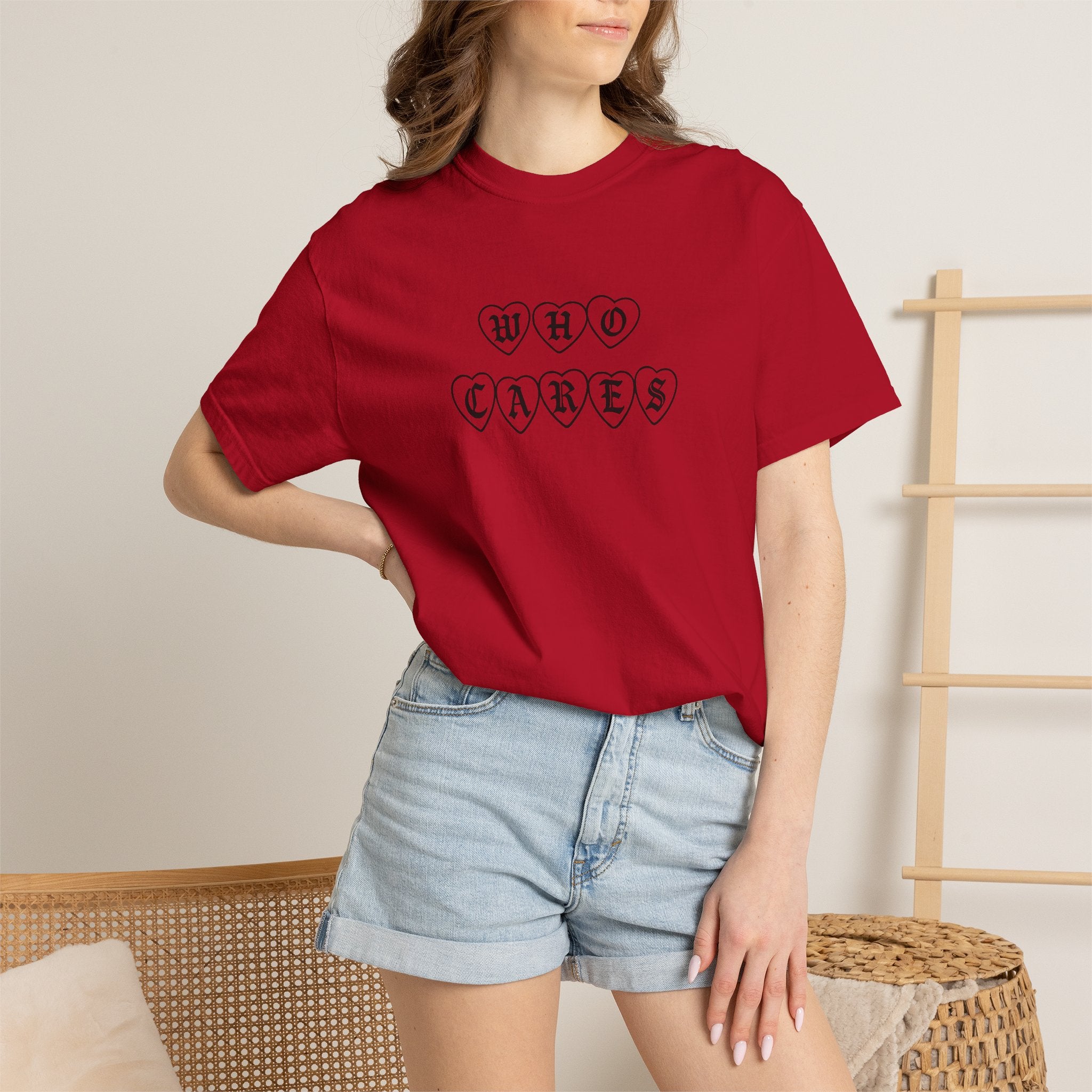 Who Cares Heart Tee