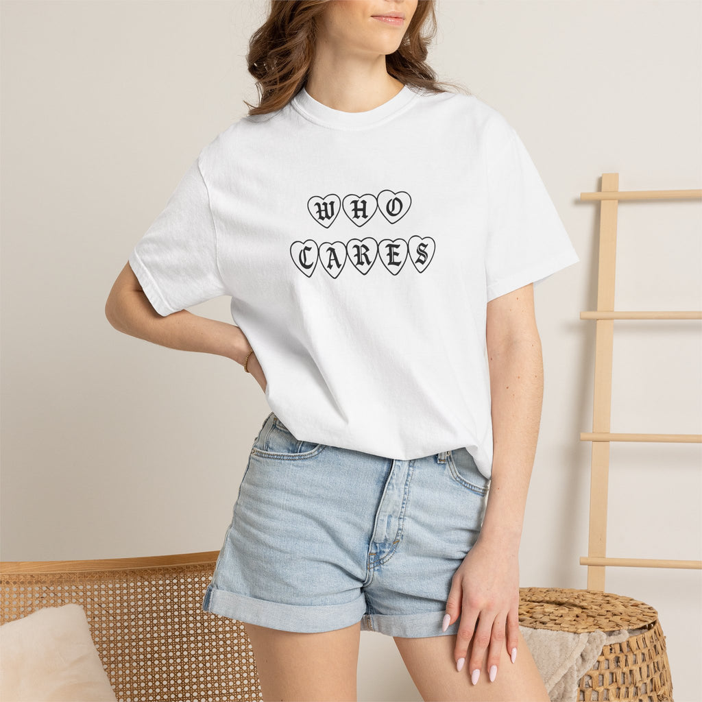 Who Cares Heart Tee