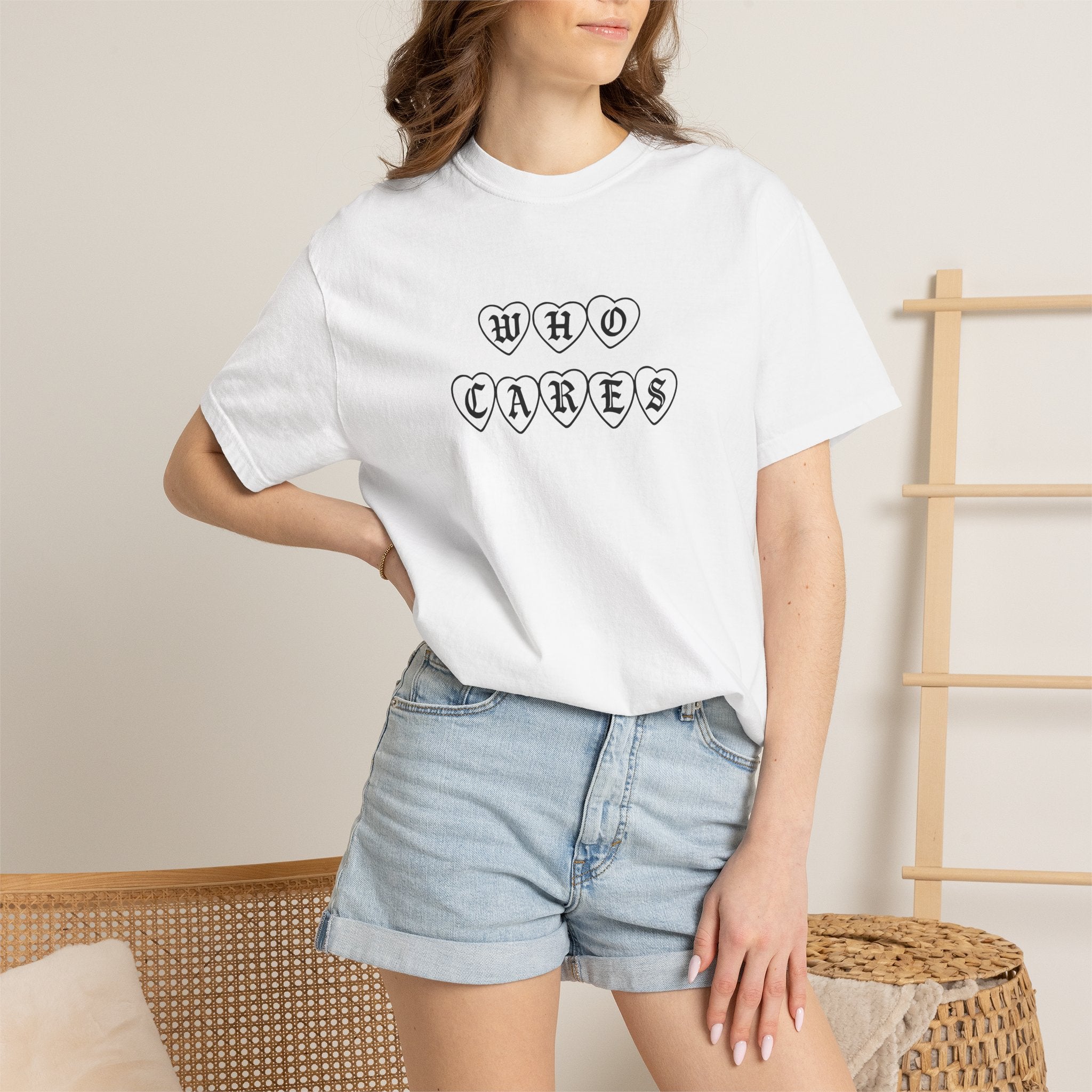 Who Cares Heart Tee