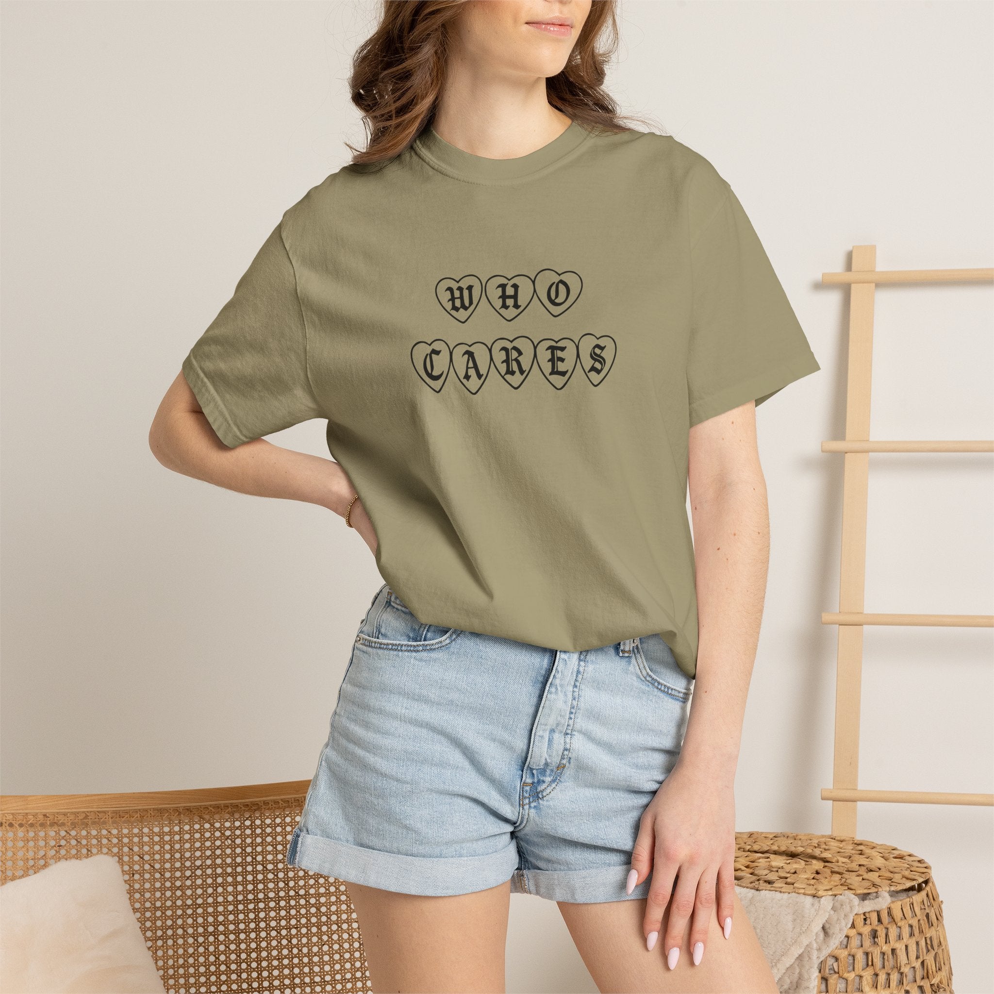 Who Cares Heart Tee