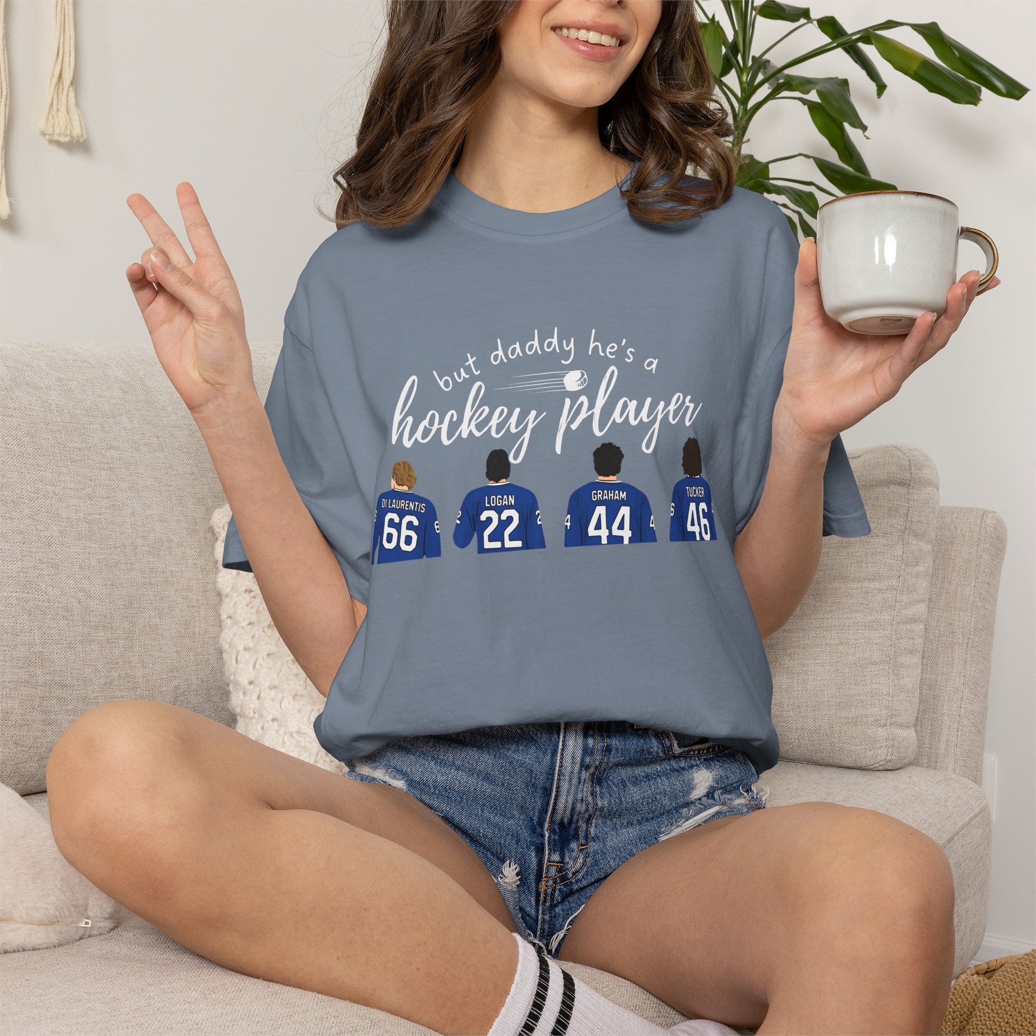 But Daddy He's a Hockey Player Tee