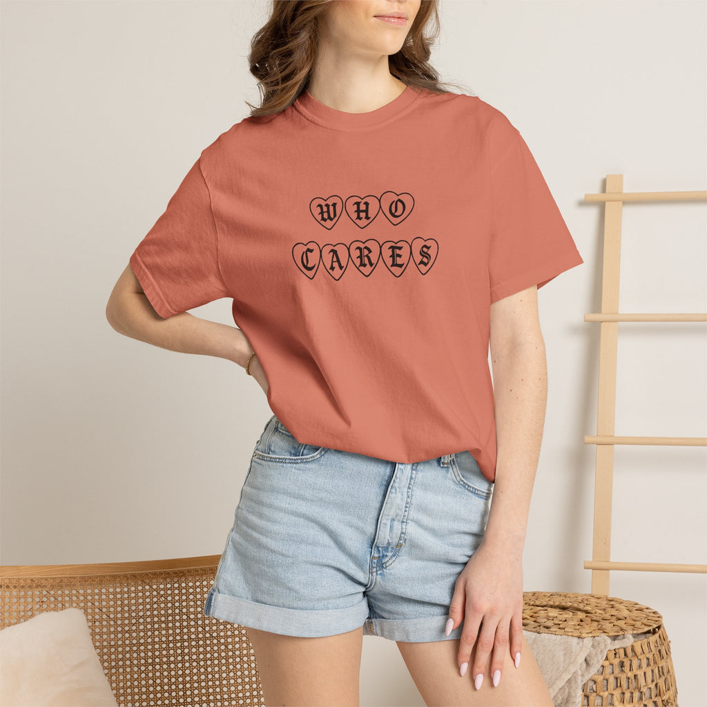 Who Cares Heart Tee