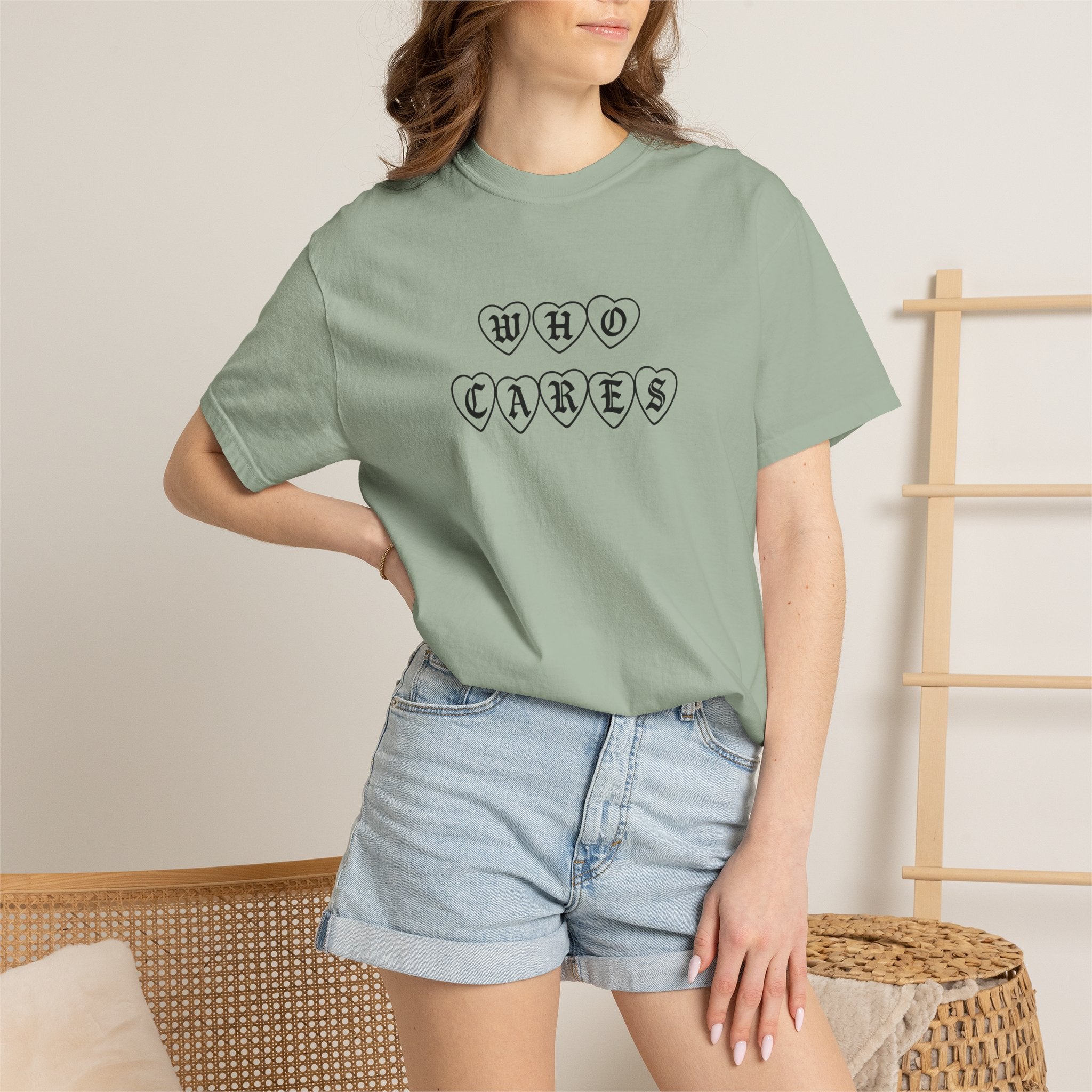 Who Cares Heart Tee