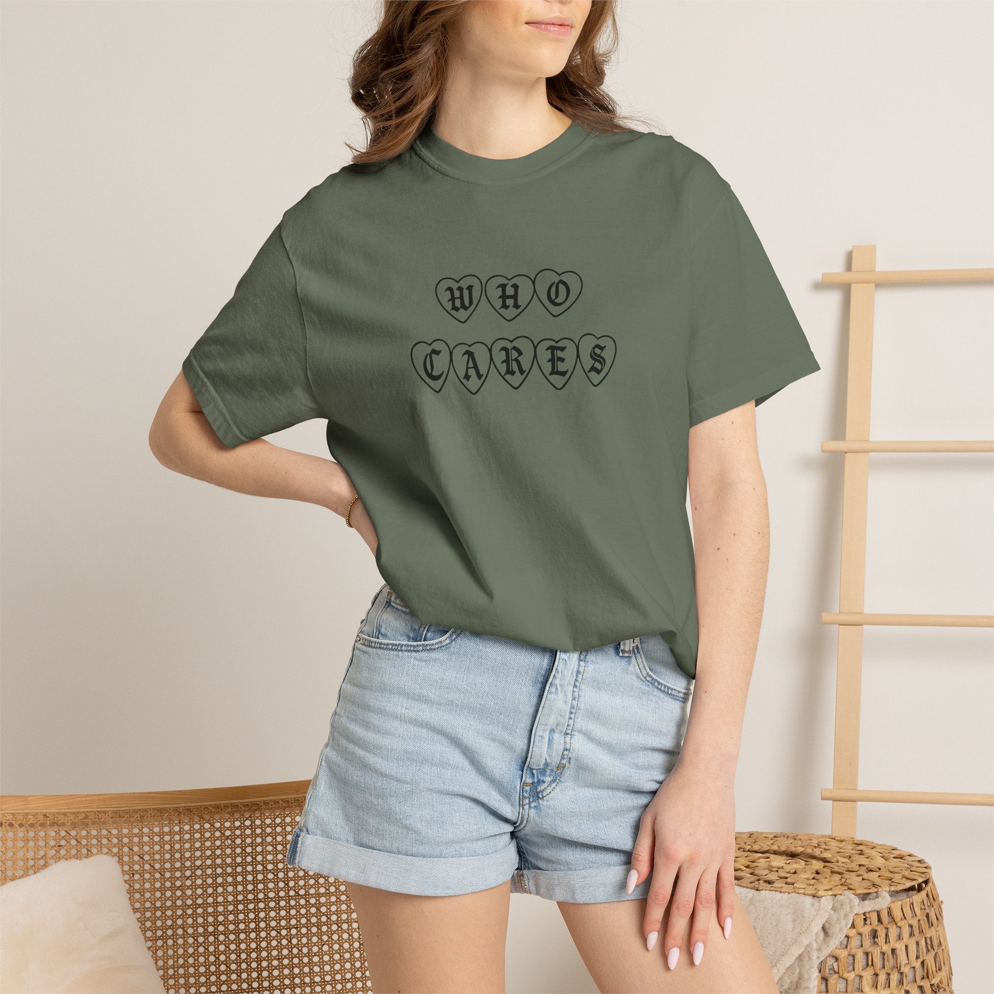 Who Cares Heart Tee
