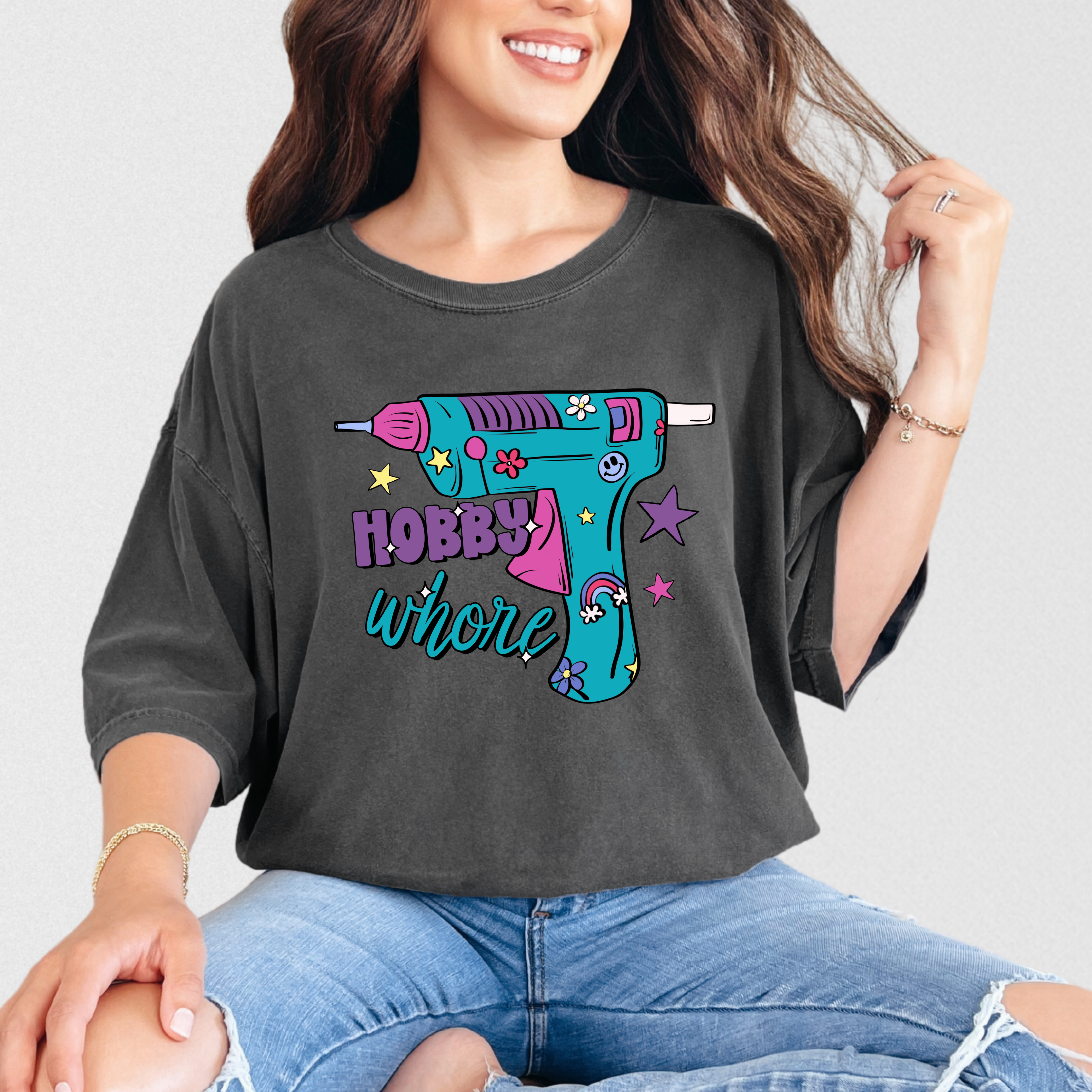 Hobby Whore Comfort Colors Tee