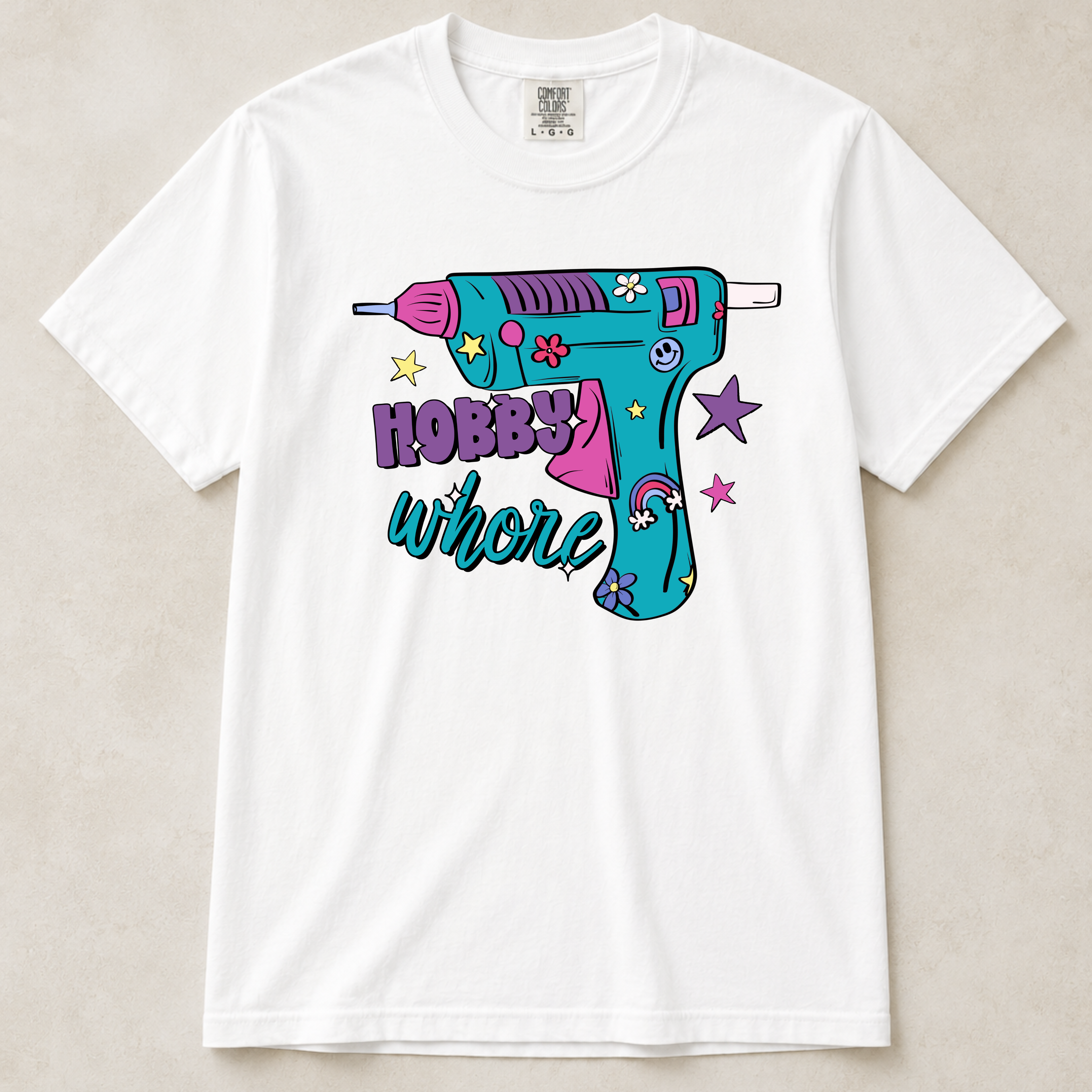 Hobby Whore Comfort Colors Tee