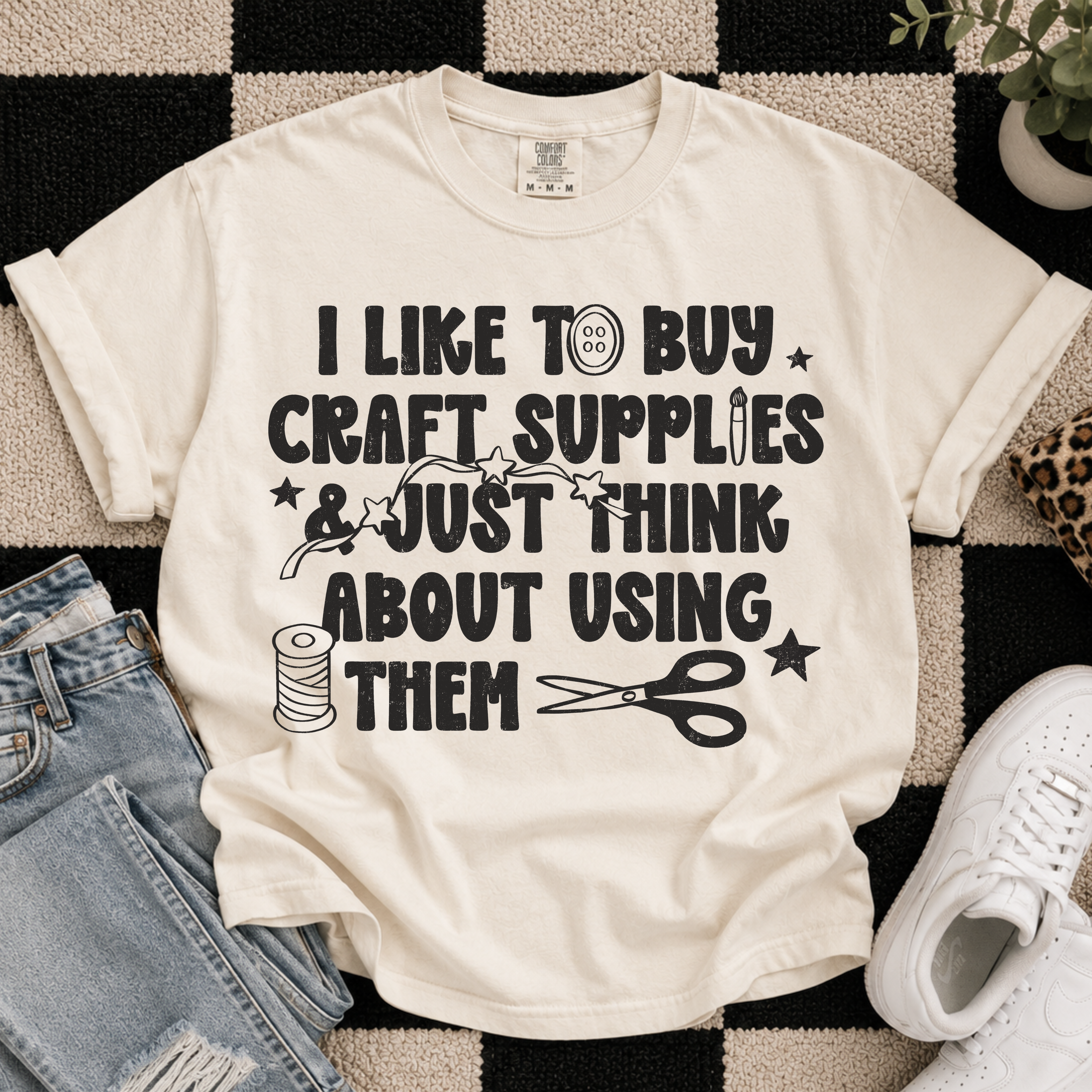 I Like to Buy Crafts Supplies Graphic Tee