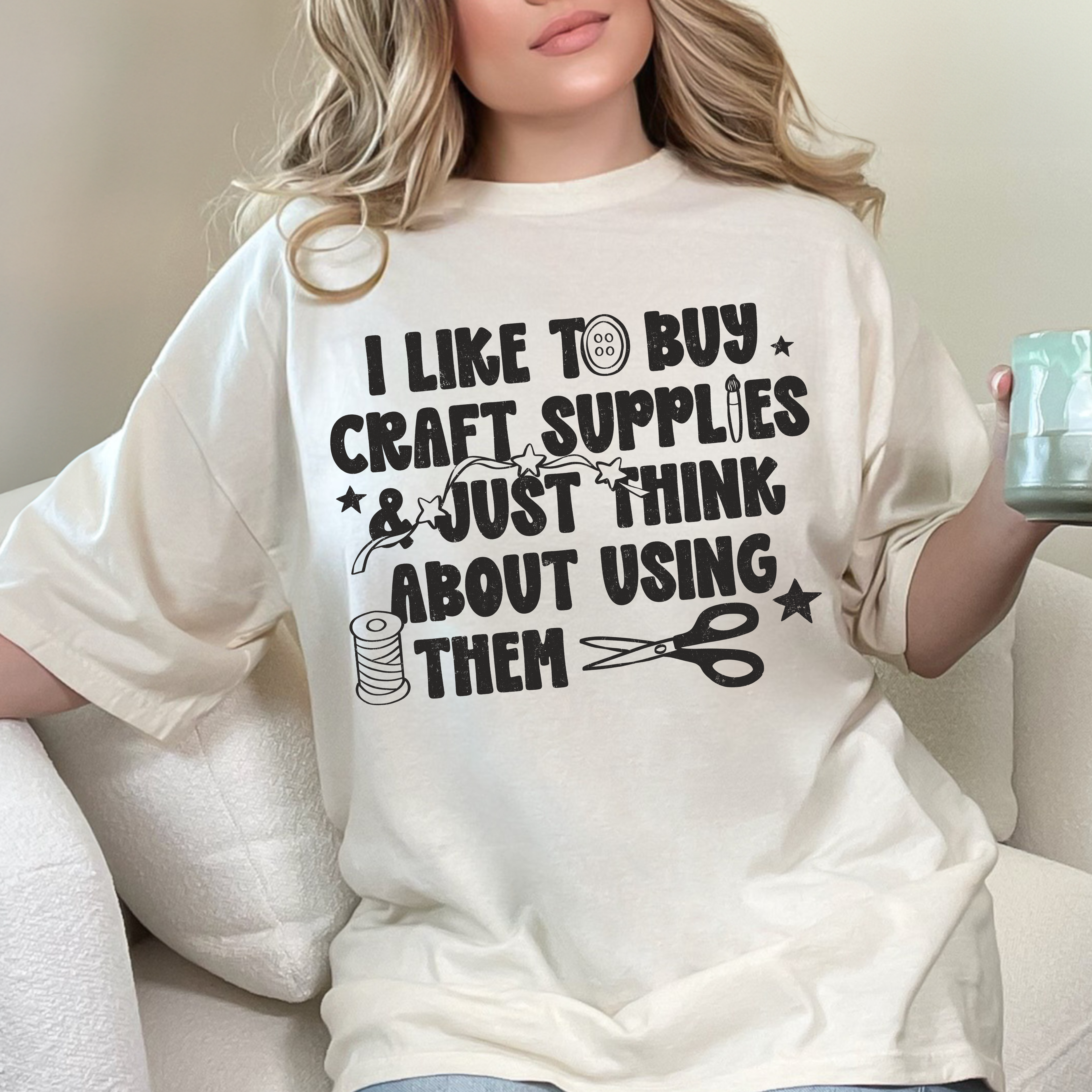 I Like to Buy Crafts Supplies Graphic Tee