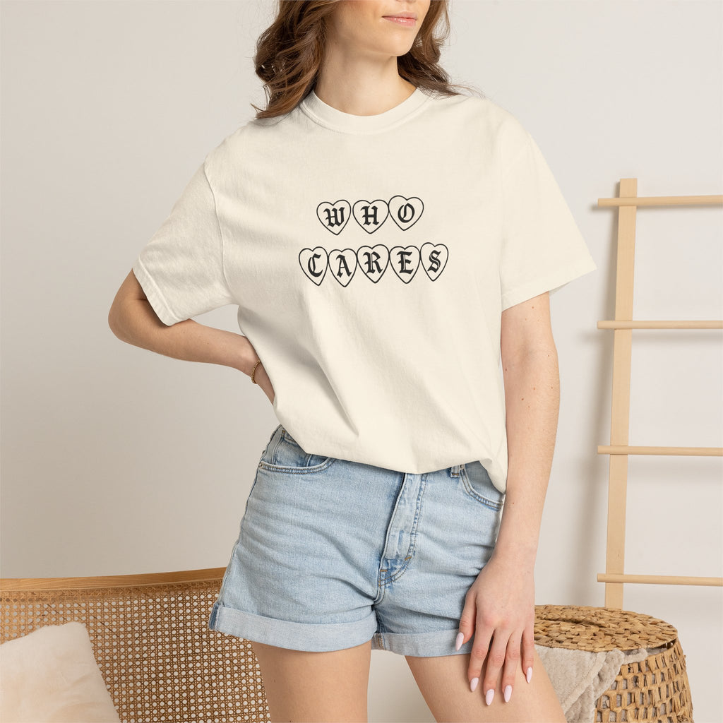Who Cares Heart Tee