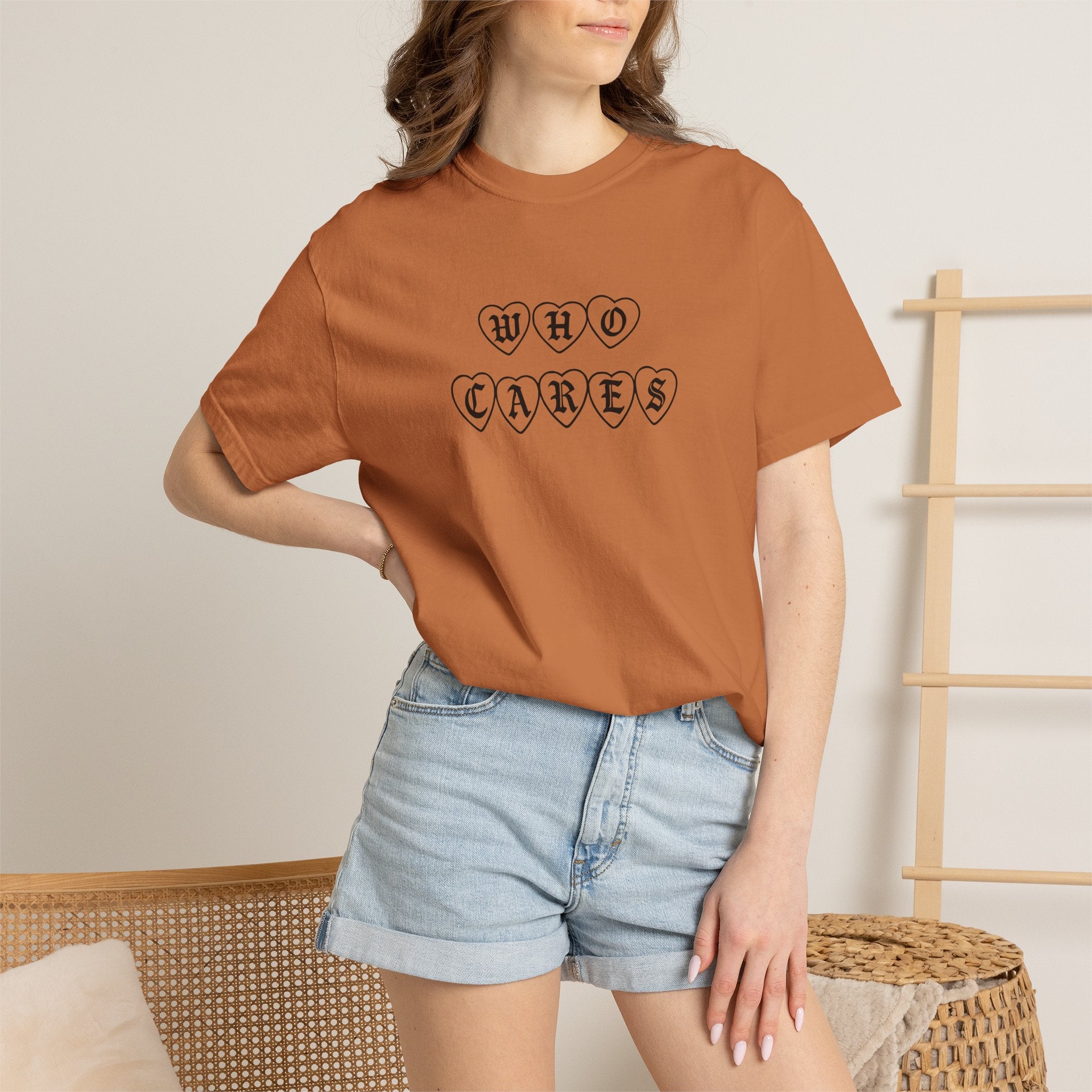 Who Cares Heart Tee
