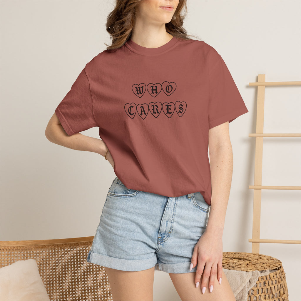 Who Cares Heart Tee