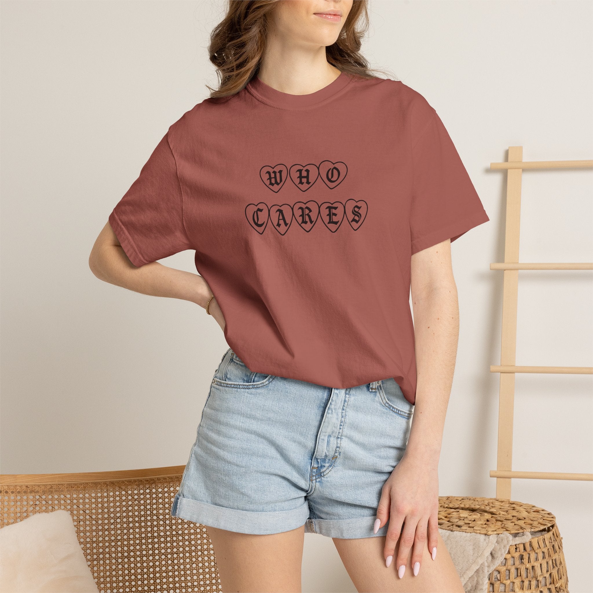 Who Cares Heart Tee