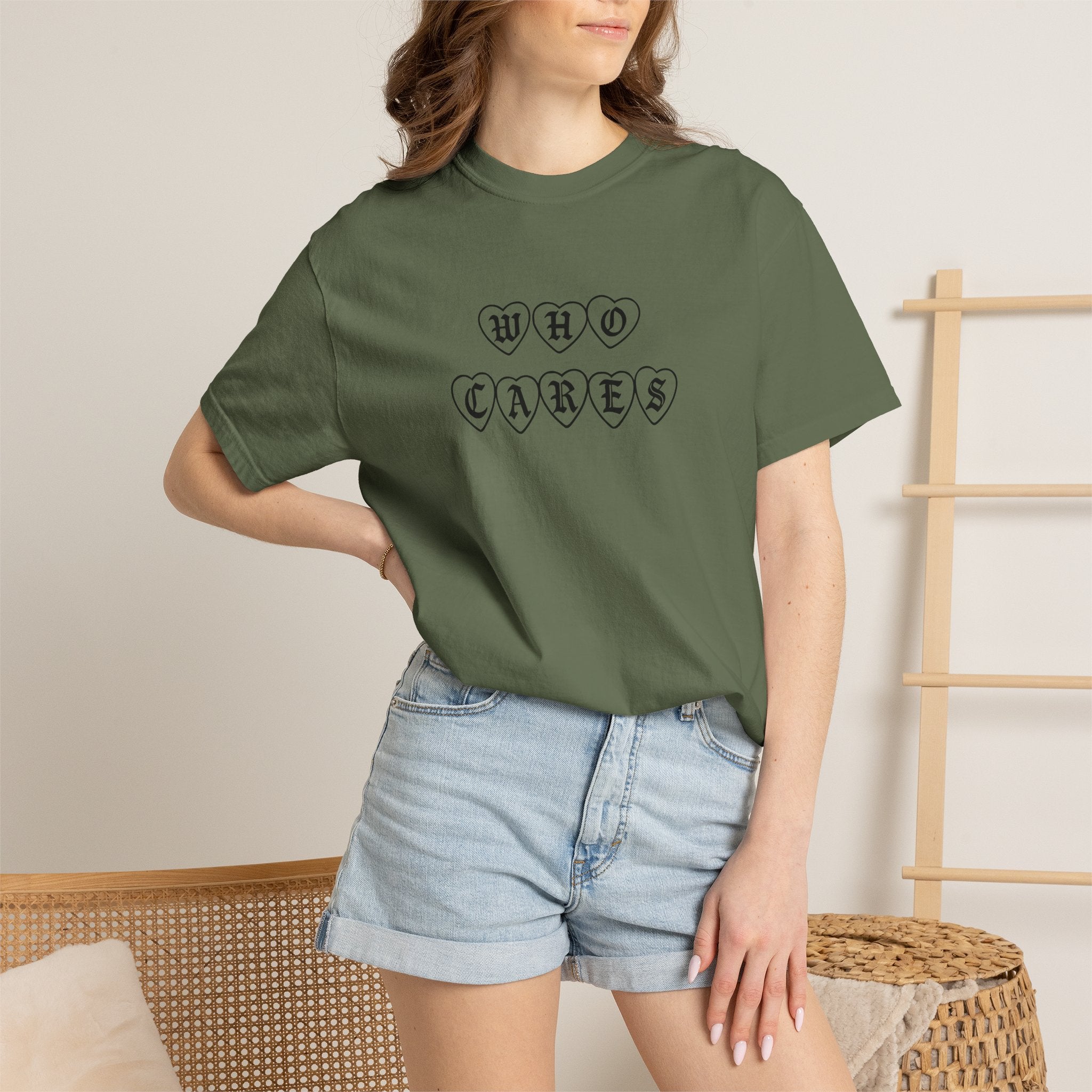 Who Cares Heart Tee