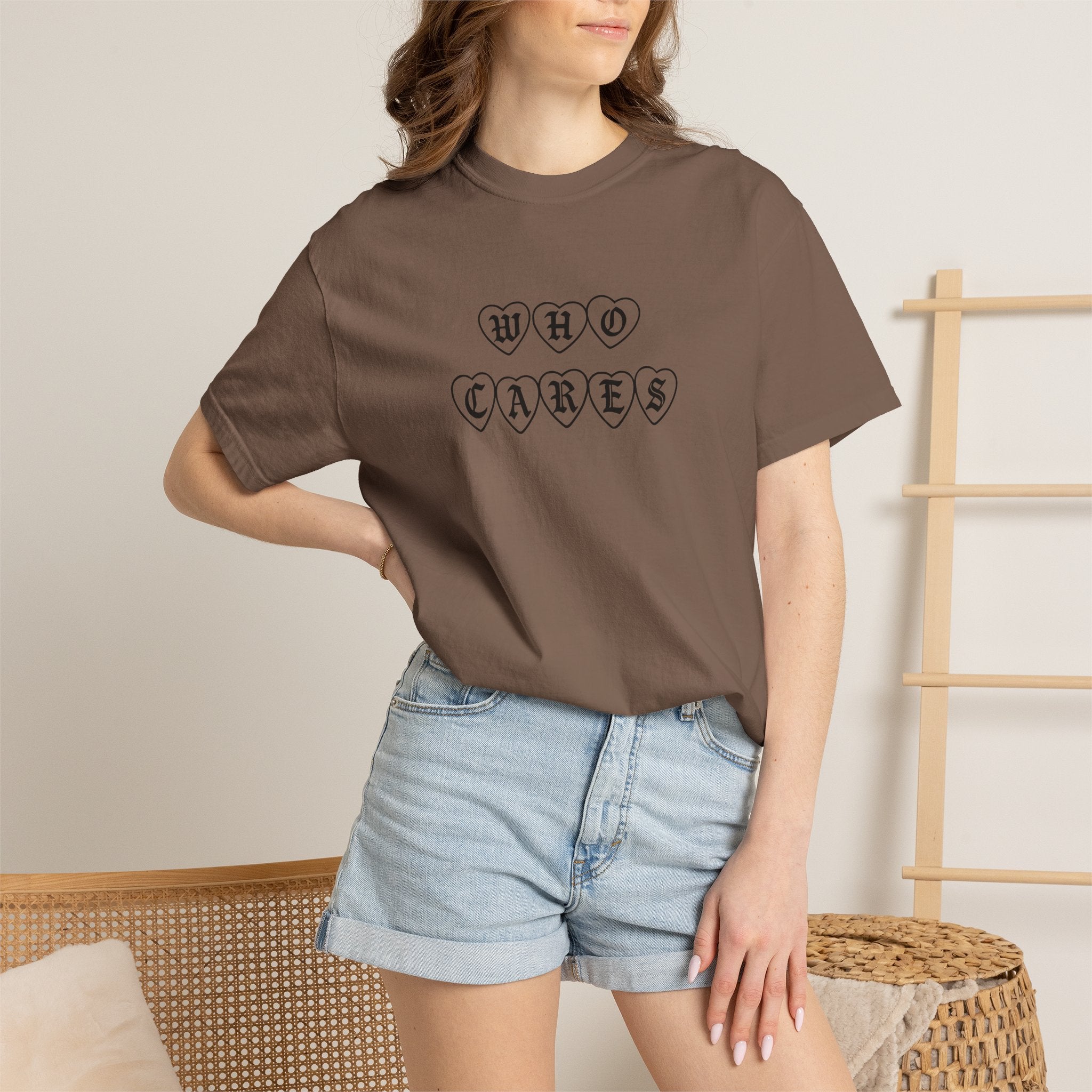 Who Cares Heart Tee