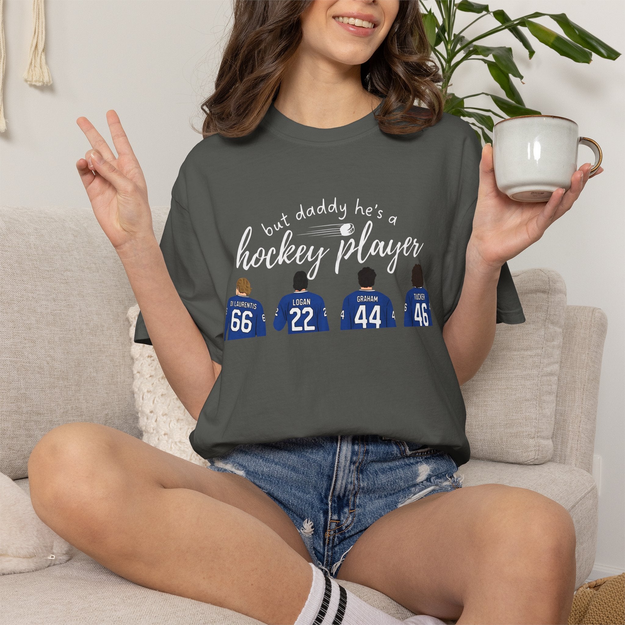 But Daddy He's a Hockey Player Tee